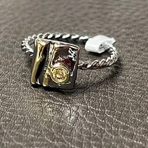 Twisted Ring With Stones
